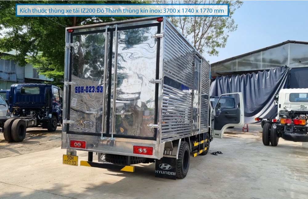 Bảng giá xe tải IZ200 Đô Thành thùng mui bạt, kín, lửng (02/2024)